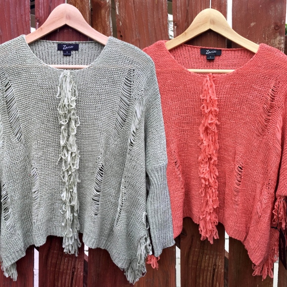 NWT Dolman Sleeve Crochet Top - Picture 2 of 4